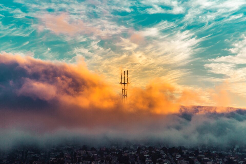 Sunset sky nature