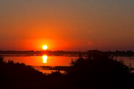 Africa chobe dusk photo