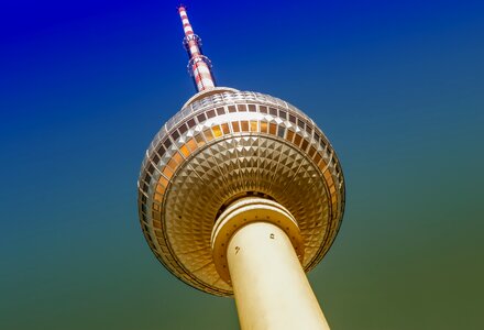 Berlin radio tower high