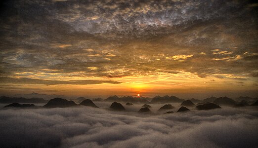 Landscape photo binh minh landscape of vietnam