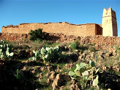 Imhilene, fortified granary, Morocco