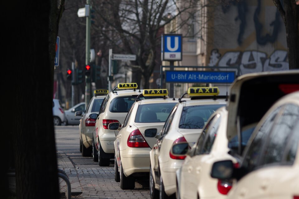 Taxi rank traffic passenger transport
