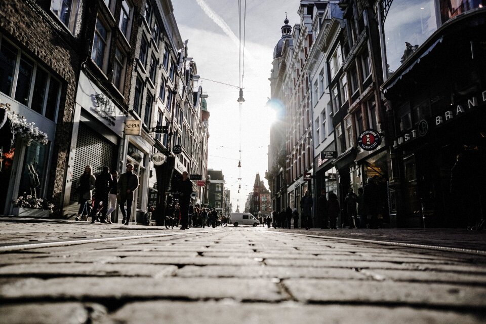 Road amsterdam europe