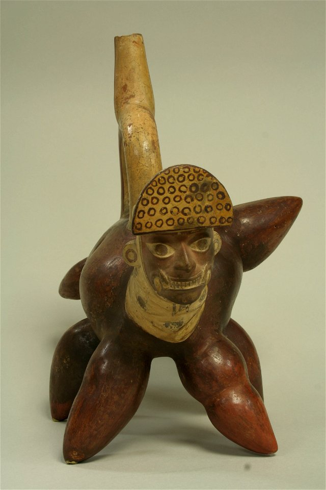 Moche; Bottle; Ceramics-Containers