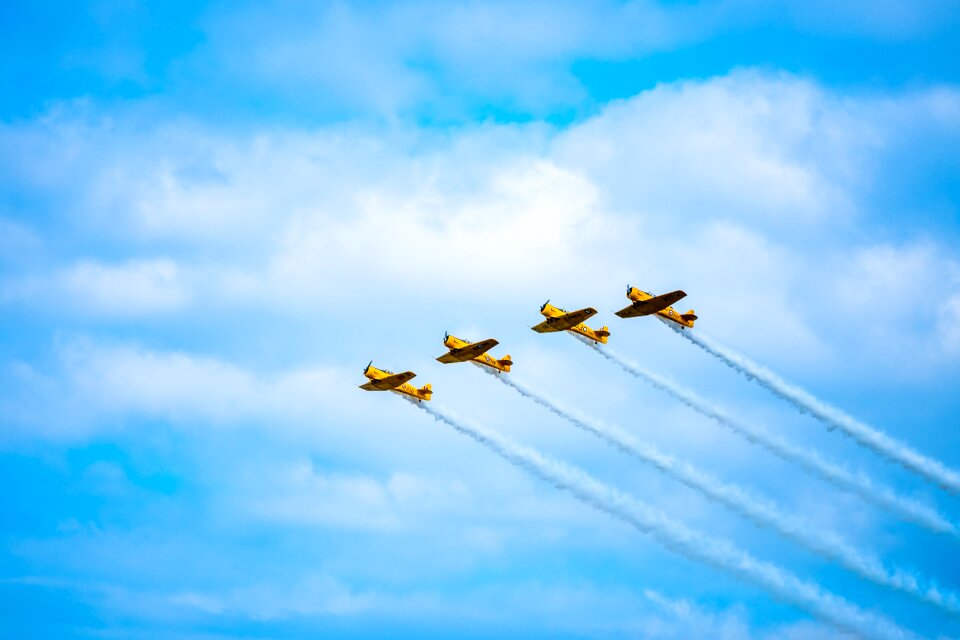 Aviation classic formation
