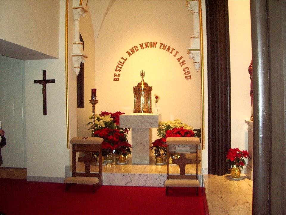 Tabernacle in the Most Holy Trinity Church, Mamaroneck, New York.