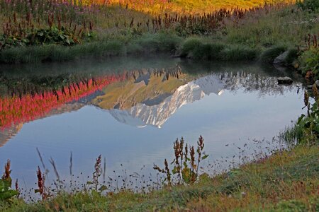 Landscape background hiking photo