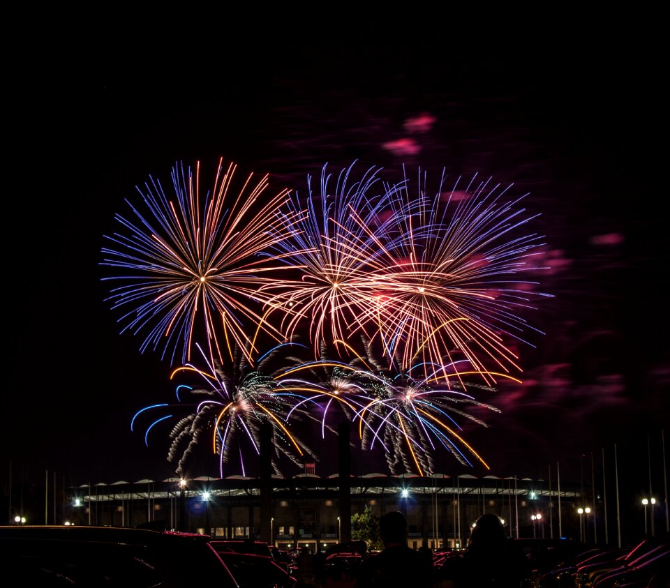 Radio celebration pyrotechnics