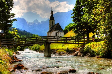 Mood berchtesgaden rock photo