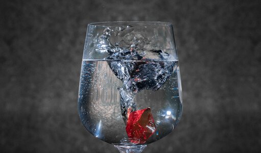 Glass cover background
