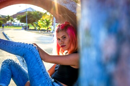 Model fashion portrait