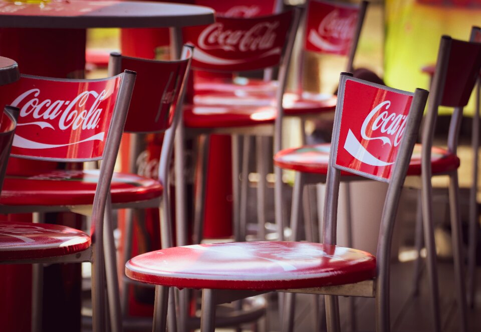 Restaurant advertisement coke