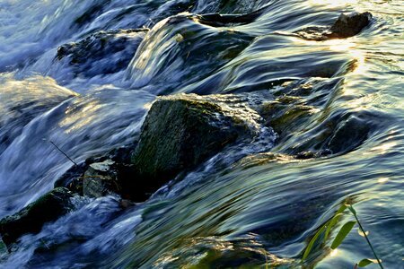 Water nature flow photo