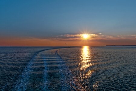 Wadden sea sun world natural heritage photo