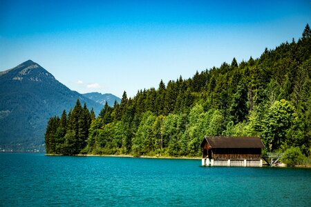 Lake landscape badesee