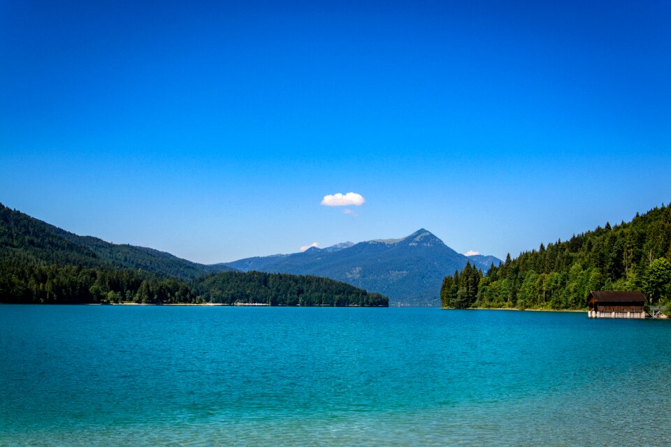 Lake landscape badesee
