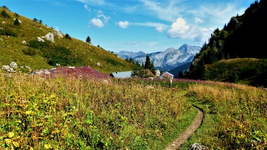 Landscape panorama mountain photo