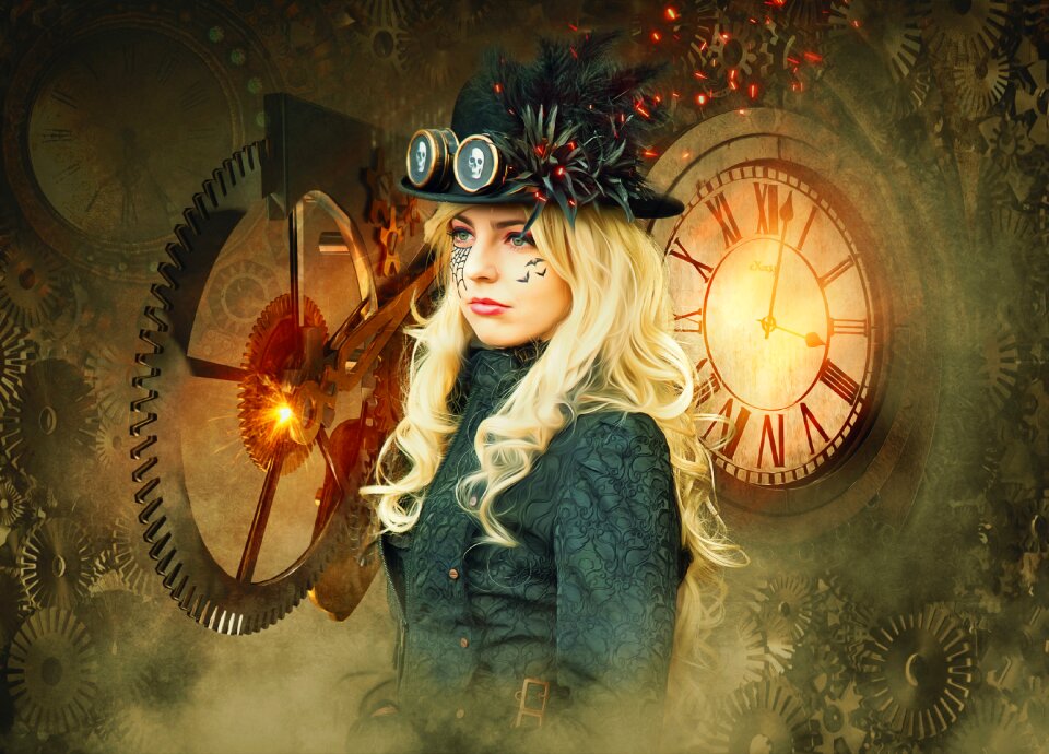 Fantasy dark portrait