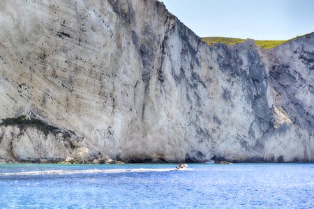 Boat cliff nature