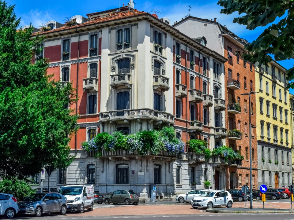 Street houses architecture