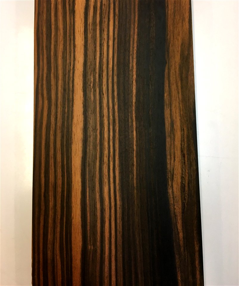 Wood sample Macassar ebony