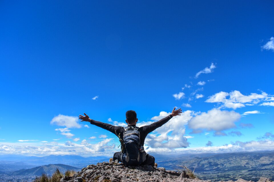 Mountains sky nature