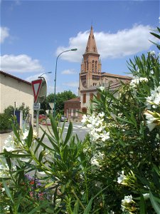 Grépiac (Haute-Garonne, France) - Église Saint-Martin.