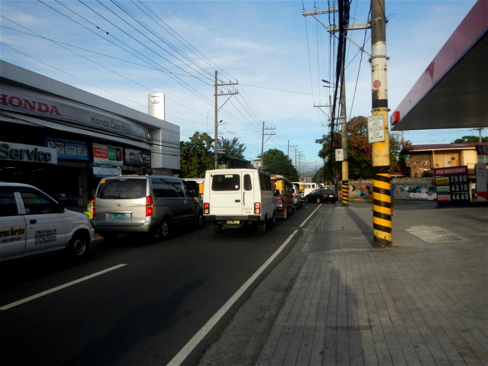 Andres Bonifacio Avenue by the Barangka Viaduct (Marikina City) Load limit 20 metric tons K0014+1081 K0014+1241 length 160 meters Monte Vista Footbridge (Marcos Highway, Industrial Valley - Barangaka,