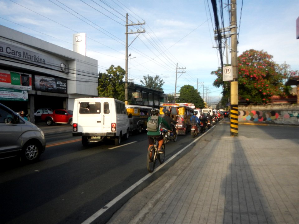 Andres Bonifacio Avenue by the Barangka Viaduct (Marikina City) Load limit 20 metric tons K0014+1081 K0014+1241 length 160 meters Monte Vista Footbridge (Marcos Highway, Industrial Valley - Barangaka,