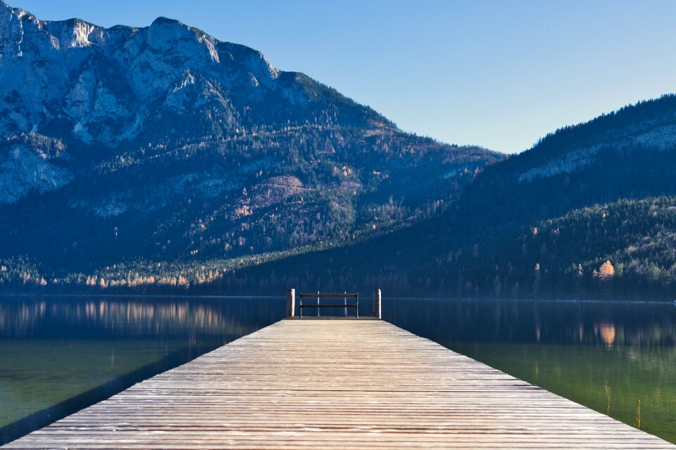 Salzkammergut web jetty photo