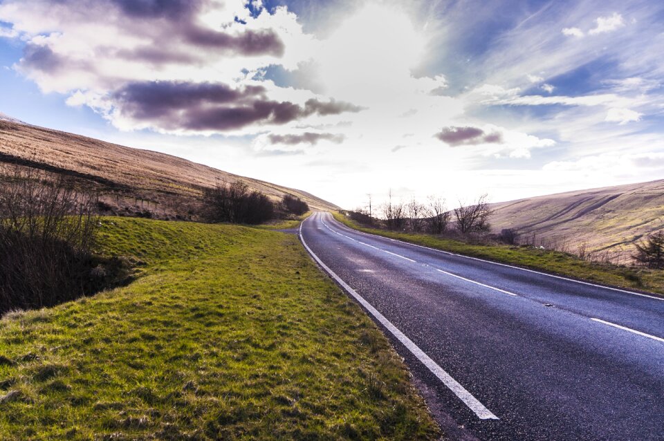 Highway horizon endless