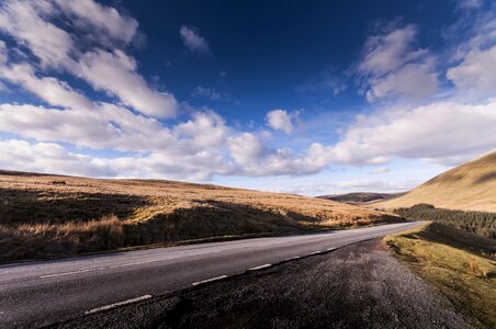 Highway horizon endless photo