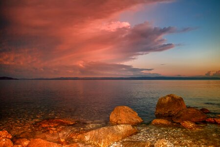 Abendstimmung twilight landscape photo