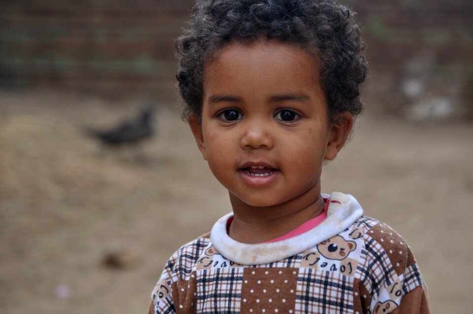 Portrait girl morocco