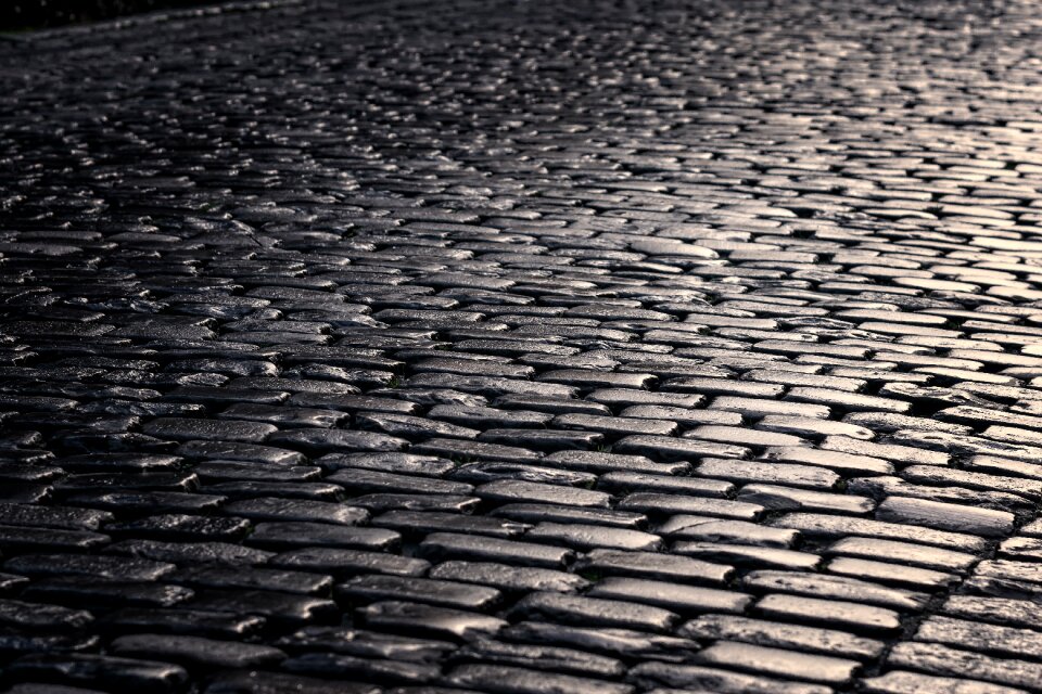 Paved stones pavement