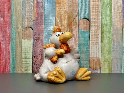 Decoration chickens ceramic