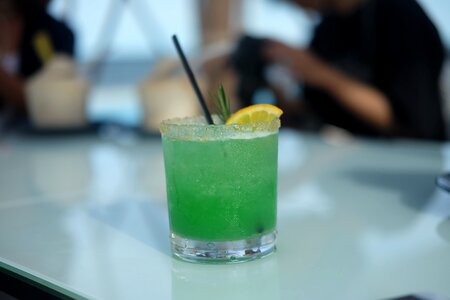 Glass alcoholic beverages bar photo