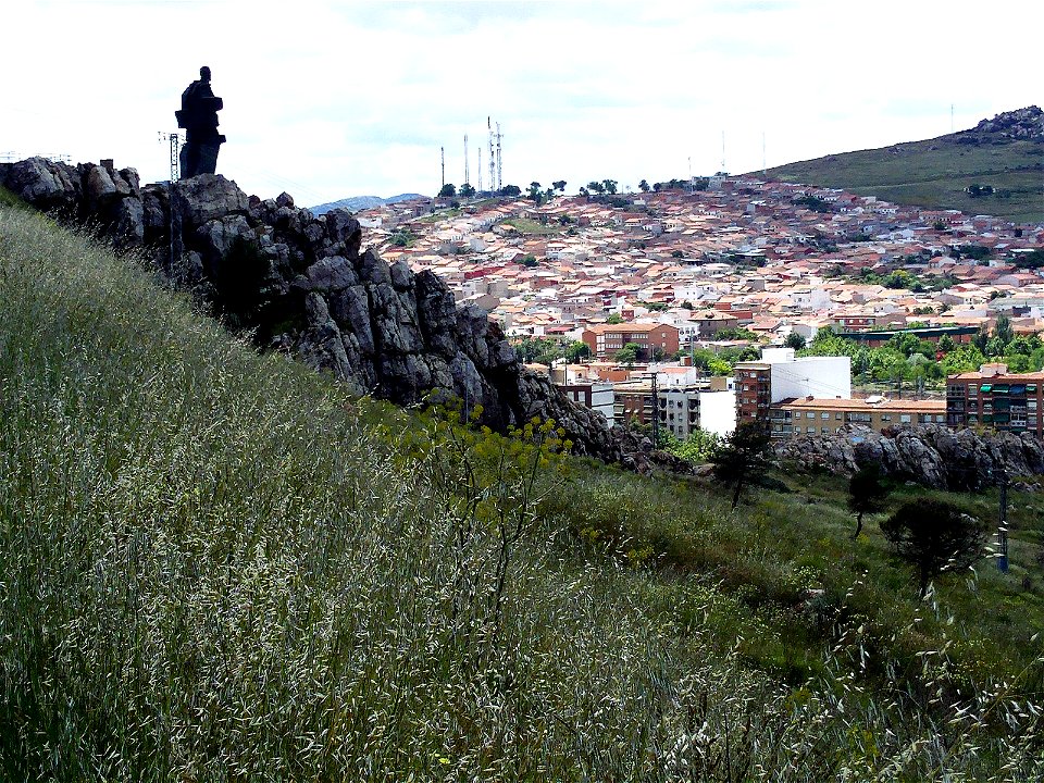 Monumento al Minero, Puertollano, Spain, May, 24, 2008.