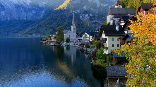 Church lake austria photo