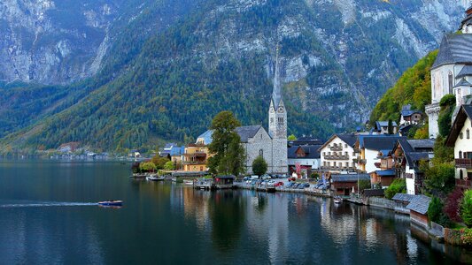 Church lake austria photo