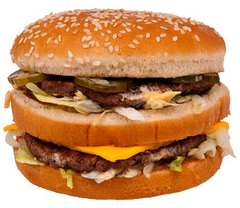 A McDonald's Big Mac hamburger, as bought in the United States. photo
