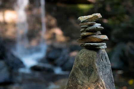 Cairn hiking forest