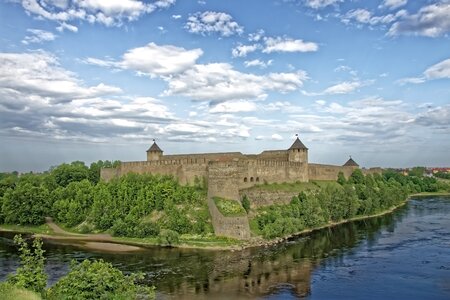 Castle fortress historically