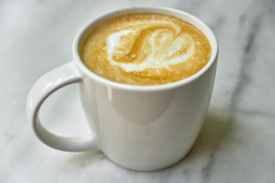 White latte beautiful