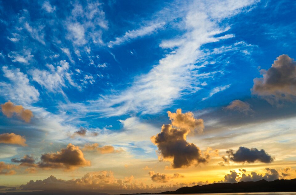 Sun natural landscape