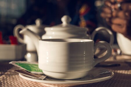 Tea morning beverage photo