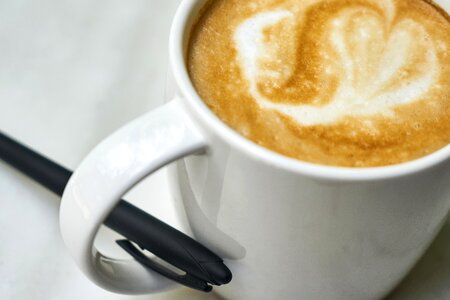 Cappuccino espresso caffeine photo