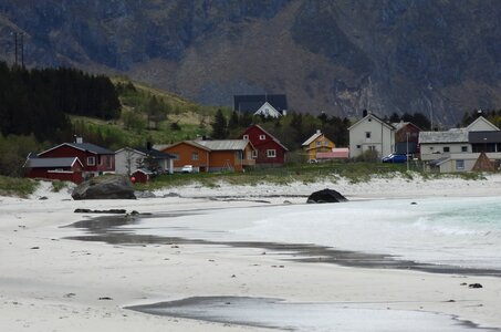Norway white sand landscape