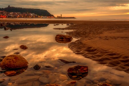 Yorkshire reflections sand photo