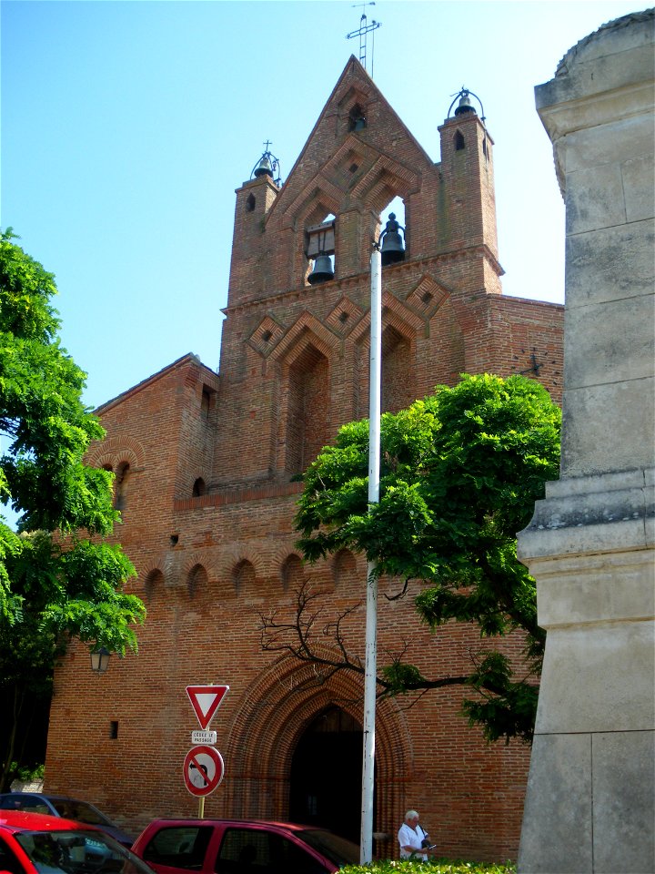 Plaisance-du-Touch church, Haute-Garonne, France.